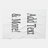 Fügen Sie Text & Mehr hinzu! Individualisieren Sie Geschirrtuch (Horizontal)