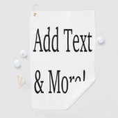 Fügen Sie Text & Mehr hinzu! Individualisieren Sie Golfhandtuch (Insitu)