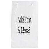 Fügen Sie Text & Mehr hinzu! Individualisieren Sie Kleine Geschenktüte (Vorderseite)