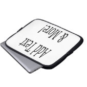 Fügen Sie Text & Mehr hinzu! Individualisieren Sie Laptopschutzhülle (Vorne Knopf)