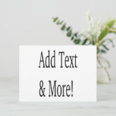 Fügen Sie Text & Mehr hinzu! Individualisieren Sie Menükarte (Stehend Vorderseite)