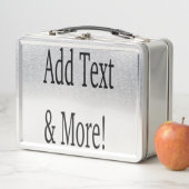 Fügen Sie Text & Mehr hinzu! Individualisieren Sie Metall Brotdose (Beispiel)