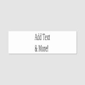 Fügen Sie Text & Mehr hinzu! Individualisieren Sie Namensschild (Vorderseite)