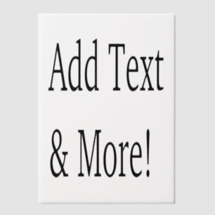 Fügen Sie Text & Mehr hinzu! Individualisieren Sie Pergament Einladungen