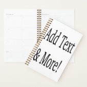 Fügen Sie Text & Mehr hinzu! Individualisieren Sie Planer (Anzeige)