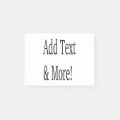 Fügen Sie Text & Mehr hinzu! Individualisieren Sie Post-it Klebezettel (Vorderseite)