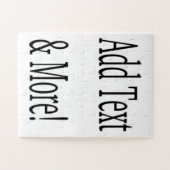 Fügen Sie Text & Mehr hinzu! Individualisieren Sie Puzzle (Horizontal)
