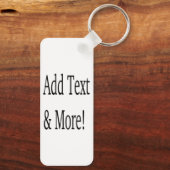Fügen Sie Text & Mehr hinzu! Individualisieren Sie Schlüsselanhänger (Rückseite)