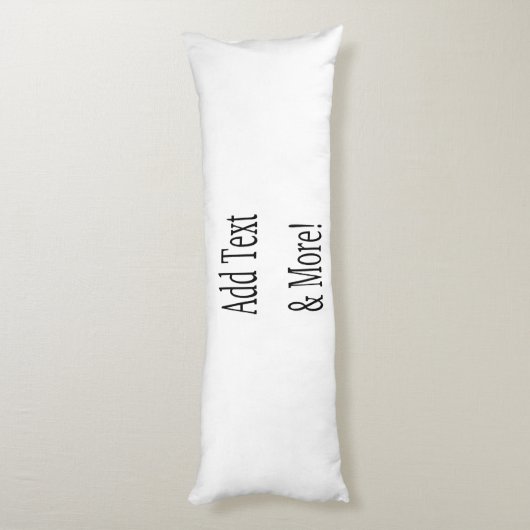 Fügen Sie Text & Mehr hinzu! Individualisieren Sie Seitenschläferkissen (Rückseite (Vertikal))