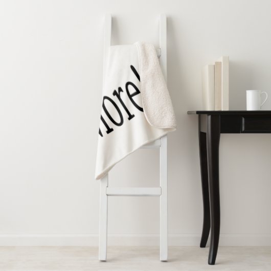 Fügen Sie Text & Mehr hinzu! Individualisieren Sie Sherpadecke (Beispiel)