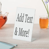 Fügen Sie Text & Mehr hinzu! Individualisieren Sie Sockelschild (In SItu)