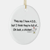 FÜGEN Sie voll von den Hühnern hinzu Keramik Ornament (Rechts)