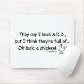 FÜGEN Sie voll von den Hühnern hinzu Mousepad (Mit Mouse)