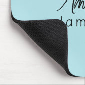 Fügen Sie Vollnamenswerte einfache Minimal-Monogra Mousepad (Ecke)