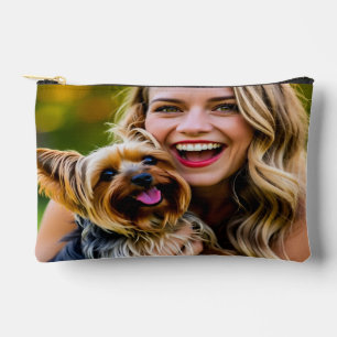 Fügen Sie Yorkshire Terrier Foto Personalisieren Zubehörtasche