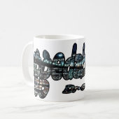 Fuggedaboutit- Brooklyn, NYC Kaffeetasse (Vorderseite Links)