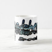 Fuggedaboutit- Brooklyn, NYC Kaffeetasse (Mittel)