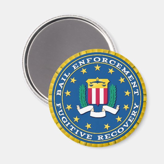 Fugitive Erholung Agent Magnet (Vorderseite/Rückseite)