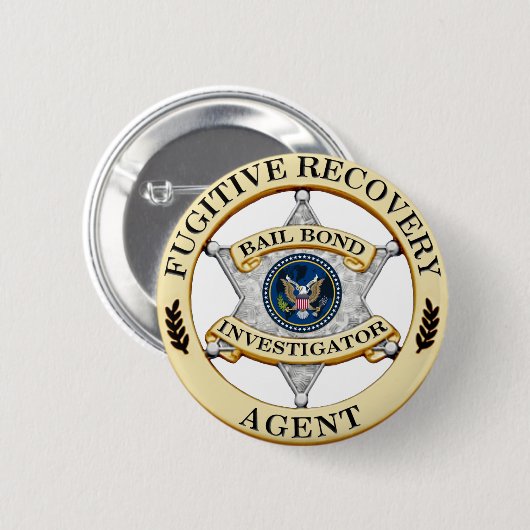 Fugitive Erholungs-Agent Button (Vorne & Hinten)