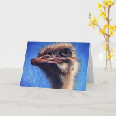 Fugley Strauß-Gruß-Karte Karte (Gelbe Blume)