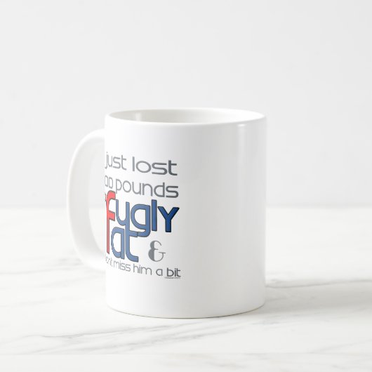 Fugly scheiden ihn kaffeetasse (Vorderseite Links)