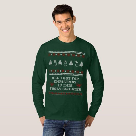 Fugly Ugly Sweater T-Shirt (Vorne ganz)