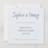 Fügt eine Save the Date Vorlage ein (Rückseite)