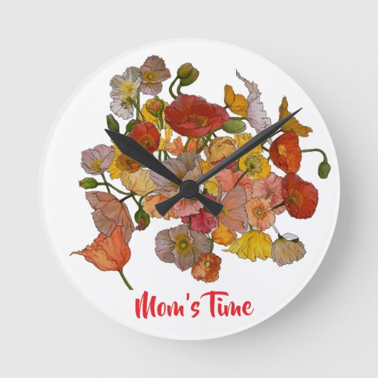 Fügt eine Uhr ohne Frame-persönliche Nachricht ein (Vorderseite)