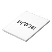 Fugu Kaomoji Japanese Emoticon Notizblock (Rotiert)