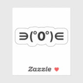 Fugu Kaomoji Japanese Emoticon Sticker (Blatt)