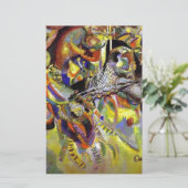 Fugue Abstrakte Malerei von Kandinsky Briefpapier (Stehend Vorderseite)
