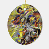 Fugue Abstrakte Malerei von Kandinsky Keramik Ornament (Links)