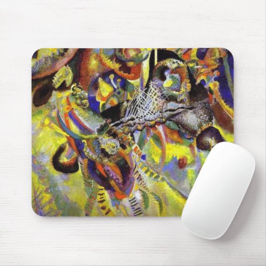Fugue Abstrakte Malerei von Kandinsky Mousepad (Mit Mouse)