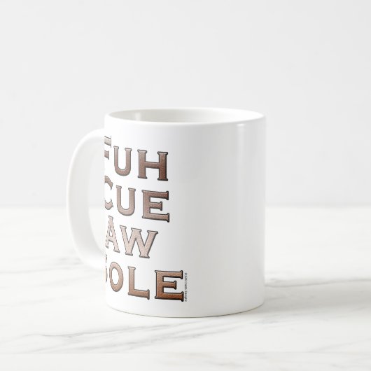 Fuh Stichwort-Aw-Sohle Kaffeetasse (Vorderseite Links)