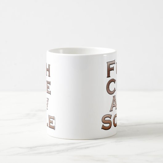 Fuh Stichwort-Aw-Sohle Kaffeetasse (Mittel)