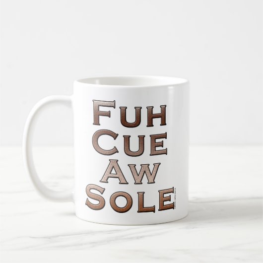 Fuh Stichwort-Aw-Sohle Kaffeetasse (Links)