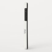 Fühl das Kaninchen. Stift zeichnend einfarbig Case-Mate iPhone Hülle (Hinten/Links)