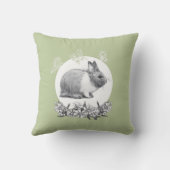 Fühl das Kaninchen. Zeichnend Stift Kissen (Rückseite)