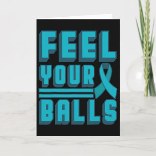 Fühl deine Welt-Krebs-Tag-Geschenk Teal-Band Mama Karte