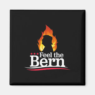 Fühl den Bern - Flammendes Trump-Feuer Kampagnen-L Magnet