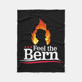 Fühl den Bern - Flammendes Trump-Feuer Kampagnenlo Fleecedecke