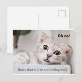 Fühl dich besser Kitty Postkarte (Vorne/Hinten)