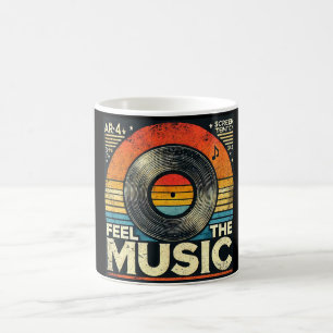 Fühl die Musik T-Shirt Kaffeetasse
