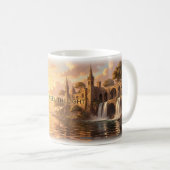 🌅 Fühle das Licht Serene Dawn Tasse (VorderseiteRechts)