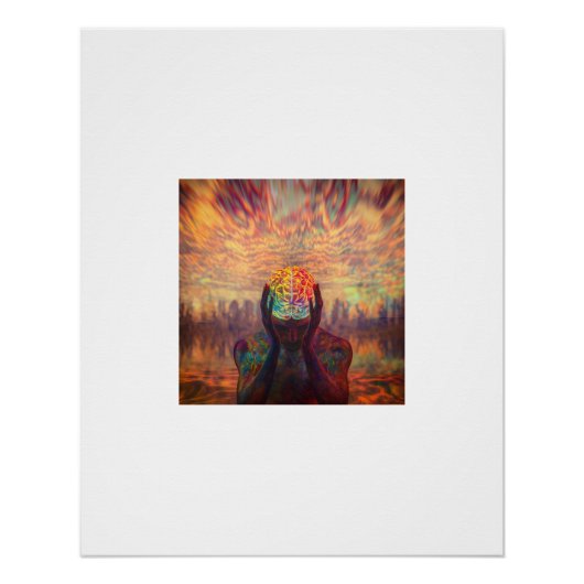 Fühle das Universum Cosmic Mind Poster (Vorderseite)