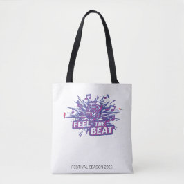 Fühle den Beat | Retro Mikrofon Personalisierte Mu Tasche