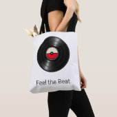 Fühle den Beat Retro-Vinyl-Tasche Tasche (Von Nahem)