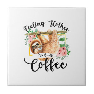Fühle mich faul, brauche einen Kaffee Fliese