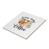Fühle mich faul, brauche einen Kaffee Fliese (Seite)