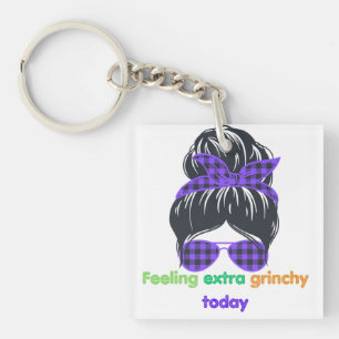 Fühle mich heute besonders grinchig schlüsselanhänger